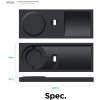imageelago Charging Tray Duo Compatible with MagSafe Charger and Compatible with Apple Watch Charger Compatible with iPhone 1615141312 AirPods Wireless Case BlackCharging Cable Not IncludedBlack