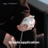 imageelago Grip Stand Compatible with MagSafe Charger Phone Holder Compatible with iPhone 1615141312 Series Designed for Nightstand Mode Charging Cable Not Included Lovely PinkWhite