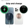 imageelago Grip Stand Compatible with MagSafe Charger Phone Holder Compatible with iPhone 1615141312 Series Designed for Nightstand Mode Charging Cable Not Included Lovely PinkBlue