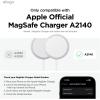 imageelago W Stand Designed for MagSafe Charger Stand for All Apple Watch Chargers iPhone 15 14 13 12 SeriesAirPods Pro AirPods Pro 2 AirPods 3  Black Charging Cable Not IncludedStone
