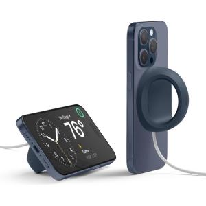 imageelago Grip Stand Compatible with MagSafe Charger Phone Holder Compatible with iPhone 1615141312 Series Designed for Nightstand Mode Charging Cable Not Included Lovely PinkBlue