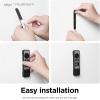 imageelago Metal Plate Compatible with R1 Apple TV Siri Remote 4K 4th Generation Case  Powerful Magnets Stick to Plate Adhesive Tape Included Minimalistic Design Complete Access 2 Plates IncludedApple TV Siri Remote 2nd Generation