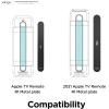 imageelago Metal Plate Compatible with R1 Apple TV Siri Remote 4K 4th Generation Case  Powerful Magnets Stick to Plate Adhesive Tape Included Minimalistic Design Complete Access 2 Plates IncludedApple TV Siri Remote 1st Generation