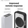 imageelago R2 Slim Case Compatible with 2022 Apple TV 4K HD Siri Remote 3rd Generation Compatible with 2021 Apple TV Siri Remote 2nd  Slim Light ScratchFree Full Access to All Functions RedNightglow Blue