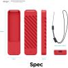 imageelago R3 Protective Case Compatible with 2022 Apple TV Siri Remote 3rd Generation Compatible with 2021 Apple TV Siri Remote 2nd Gen  Lanyard Great Grip Shock Absorption Drop Protection RedRed