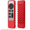 imageelago R3 Protective Case Compatible with 2022 Apple TV Siri Remote 3rd Generation Compatible with 2021 Apple TV Siri Remote 2nd Gen  Lanyard Great Grip Shock Absorption Drop Protection RedRed