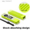 imageelago R3 Protective Case Compatible with 2022 Apple TV Siri Remote 3rd Generation Compatible with 2021 Apple TV Siri Remote 2nd Gen  Lanyard Great Grip Shock Absorption Drop Protection RedNeon Yellow