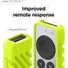imageelago R3 Protective Case Compatible with 2022 Apple TV Siri Remote 3rd Generation Compatible with 2021 Apple TV Siri Remote 2nd Gen  Lanyard Great Grip Shock Absorption Drop Protection RedNeon Yellow