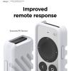 imageelago R3 Protective Case Compatible with 2022 Apple TV Siri Remote 3rd Generation Compatible with 2021 Apple TV Siri Remote 2nd Gen  Lanyard Great Grip Shock Absorption Drop Protection RedNightglow Blue