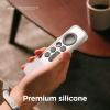 imageelago R3 Protective Case Compatible with 2022 Apple TV Siri Remote 3rd Generation Compatible with 2021 Apple TV Siri Remote 2nd Gen  Lanyard Great Grip Shock Absorption Drop Protection RedNightglow Blue