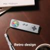 imageelago R4 Retro Case Compatible with 2022 Apple TV 4K Siri Remote 3rd Generation Compatible with 2021 Apple TV Siri Remote 2nd Gen  Classic Controller Design NonFunctional Lanyard BlackLight Grey