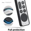 imageelago R4 Retro Case Compatible with 2022 Apple TV 4K Siri Remote 3rd Generation Compatible with 2021 Apple TV Siri Remote 2nd Gen  Classic Controller Design NonFunctional Lanyard BlackBlack