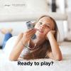 imageelago R4 Retro Case Compatible with 2022 Apple TV 4K Siri Remote 3rd Generation Compatible with 2021 Apple TV Siri Remote 2nd Gen  Classic Controller Design NonFunctional Lanyard BlackLight Grey