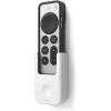 imageelago Universal Remote Holder Mount Compatible with Apple TV and All Other Control Devices  Adhesive Tape or Screw Mounting Options Available Wired Charging Small 3rd ampamp 2nd Gen WhiteWhite