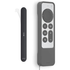 imageelago Metal Plate Compatible with R1 Apple TV Siri Remote 4K 4th Generation Case  Powerful Magnets Stick to Plate Adhesive Tape Included Minimalistic Design Complete Access 2 Plates IncludedApple TV Siri Remote 2nd Generation
