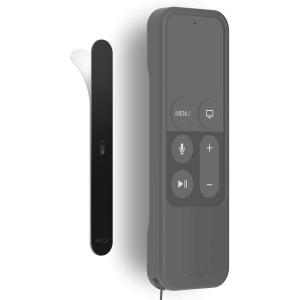 imageelago Metal Plate Compatible with R1 Apple TV Siri Remote 4K 4th Generation Case  Powerful Magnets Stick to Plate Adhesive Tape Included Minimalistic Design Complete Access 2 Plates IncludedApple TV Siri Remote 1st Generation