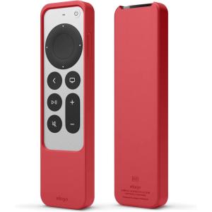 imageelago R2 Slim Case Compatible with 2022 Apple TV 4K HD Siri Remote 3rd Generation Compatible with 2021 Apple TV Siri Remote 2nd  Slim Light ScratchFree Full Access to All Functions RedRed