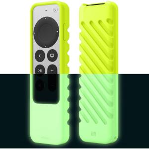 imageelago R3 Protective Case Compatible with 2022 Apple TV Siri Remote 3rd Generation Compatible with 2021 Apple TV Siri Remote 2nd Gen  Lanyard Great Grip Shock Absorption Drop Protection RedNeon Yellow