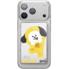 image:imageelago  BT21 Magnetic Clear Card Pocket Compatible with MagSafe for iPhone  Secore Phone Wallet Protection Official Merchandise CHIMMYCHIMMY