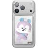 image:imageelago  BT21 Magnetic Clear Card Pocket Compatible with MagSafe for iPhone  Secore Phone Wallet Protection Official Merchandise CHIMMYMANG
