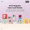 image:imageelago  BT21 Magnetic Clear Card Pocket Compatible with MagSafe for iPhone  Secore Phone Wallet Protection Official Merchandise CHIMMYRJ