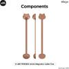 image:imageelago  LINE Friends Magnetic Cable Ties Premium Silicone Cord Organizer Reusable Magnetic Cable Organizer Official Merchandise ChoniniBnini