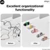 image:imageelago  LINE Friends Magnetic Cable Ties Premium Silicone Cord Organizer Reusable Magnetic Cable Organizer Official Merchandise ChoniniBnini