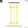 image:imageelago  LINE Friends Magnetic Cable Ties Premium Silicone Cord Organizer Reusable Magnetic Cable Organizer Official Merchandise ChoniniSelini
