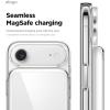image:imageelago Hybrid Clear Case Compatible with MagSafe Battery Pack for iPhone Air  PC  TPU Hybrid Technology AntiYellowing Crystal Clear Shockproof Cover Protective Case Transparent
