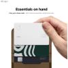 image:imageelago Magnetic Vegan Leather Wallet Card Holder 4Cards Compatible with MagSafe for iPhone Series  Secure Phone Wallet Scratch and Damage Protection Light GreyTaupe