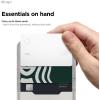 image:imageelago Magnetic Vegan Leather Wallet Card Holder 4Cards Compatible with MagSafe for iPhone Series  Secure Phone Wallet Scratch and Damage Protection Light GreyLight Grey