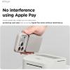 image:imageelago Magnetic Vegan Leather Wallet Card Holder 4Cards Compatible with MagSafe for iPhone Series  Secure Phone Wallet Scratch and Damage Protection Light GreyLight Grey