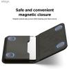 image:imageelago Magnetic Vegan Leather Wallet Card Holder 4Cards Compatible with MagSafe for iPhone Series  Secure Phone Wallet Scratch and Damage Protection Light GreyBlack
