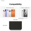 image:imageelago Magnetic Vegan Leather Wallet Card Holder 4Cards Compatible with MagSafe for iPhone Series  Secure Phone Wallet Scratch and Damage Protection Light GreyBlack