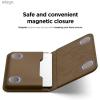 image:imageelago Magnetic Vegan Leather Wallet Card Holder 4Cards Compatible with MagSafe for iPhone Series  Secure Phone Wallet Scratch and Damage Protection Light GreyTaupe