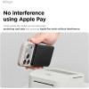 image:imageelago Magnetic Vegan Leather Wallet Card Holder 4Cards Compatible with MagSafe for iPhone Series  Secure Phone Wallet Scratch and Damage Protection Light GreyBlack