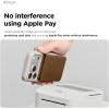 image:imageelago Magnetic Vegan Leather Wallet Card Holder 4Cards Compatible with MagSafe for iPhone Series  Secure Phone Wallet Scratch and Damage Protection Light GreyTaupe