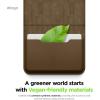 image:imageelago Magnetic Vegan Leather Wallet Card Holder 4Cards Compatible with MagSafe for iPhone Series  Secure Phone Wallet Scratch and Damage Protection Light GreyTaupe