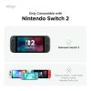 image:imageelago Ripstop Carrying Case for Nintendo Switch 2 Case 2025 Slim Design Pockets for Controller amp Accessories Portable Travel Pouch Protective Hard Shell with 10 Game Card Slots