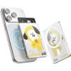 image:imageelago  BT21 Magnetic Clear Card Pocket Compatible with MagSafe for iPhone  Secore Phone Wallet Protection Official Merchandise CHIMMYCHIMMY