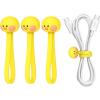 image:imageelago  LINE Friends Magnetic Cable Ties Premium Silicone Cord Organizer Reusable Magnetic Cable Organizer Official Merchandise ChoniniSelini