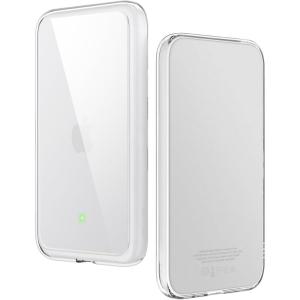 image:imageelago Hybrid Clear Case Compatible with MagSafe Battery Pack for iPhone Air  PC  TPU Hybrid Technology AntiYellowing Crystal Clear Shockproof Cover Protective Case Transparent