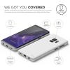 image:imageelago Origin Series Galaxy S9 Case  Minimalistic Design Slim Fit Scratch Resistant Protective Cover for Galaxy S9 Device Fitting Tested White