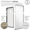 image:imageelago Origin Series Galaxy S9 Case  Minimalistic Design Slim Fit Scratch Resistant Protective Cover for Galaxy S9 Device Fitting Tested White