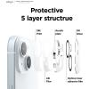 image:imageelago 2 Pack Tempered Glass Camera Lens Protector Compatible with iPhone 1515 Plus  9H Surface Hardness AntiFingerprint ShatterProof Scratch Protection Crystal Clear Clarity BubbleFree