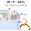 image:imageelago Clear Airpods Case with Keychain Designed for Apple Airpods 1 amp 2 Lovely PinkAqua Blue