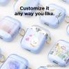 image:imageelago Clear Airpods Case with Keychain Designed for Apple Airpods 1 amp 2 Lovely PinkAqua Blue