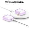image:imageelago Clear Airpods Case with Keychain Designed for Apple Airpods 1 amp 2 Lovely PinkLavender