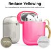image:imageelago Clear Airpods Case with Keychain Designed for Apple Airpods 1 amp 2 Lovely PinkNeon Hot Pink