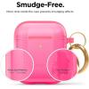 image:imageelago Clear Airpods Case with Keychain Designed for Apple Airpods 1 amp 2 Lovely PinkNeon Hot Pink